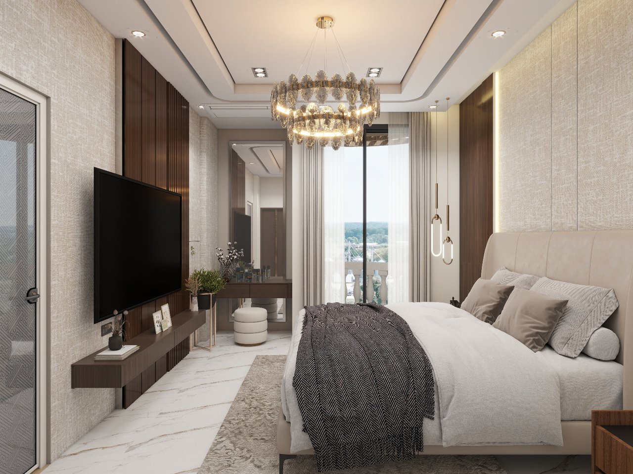Noida interior 3D render